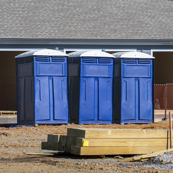 is there a specific order in which to place multiple portable restrooms in Warrenville Illinois